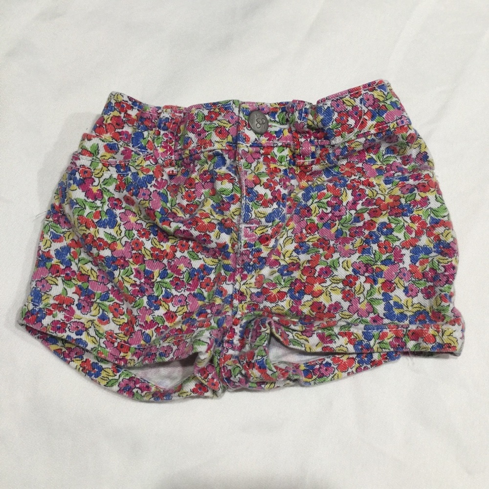 1989 Place baby girls floral summer shorts 9-12m